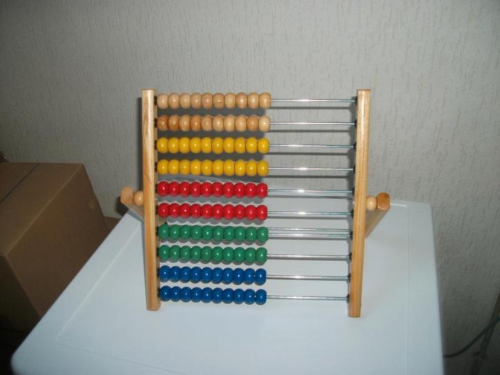 Groot telraam Ikea, Kinderen en Baby's, Speelgoed | Houten speelgoed, Gebruikt, Ophalen of Verzenden