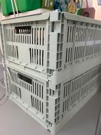 Hay colour crate L box - mint, Huis en Inrichting, Woonaccessoires | Schalen en Manden, Ophalen, Kunststof, Mand, Zo goed als nieuw