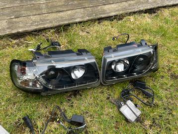 Polo 6N DRL Angel Eye Koplampen met Xenon, opnieuw Gepolijst beschikbaar voor biedingen