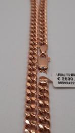 gouden coban link ketting 14kt, Www.bredajuwelier.nl, Nieuw, Ophalen of Verzenden, Www.bredajuwelier.nl