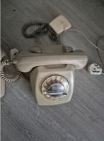 retro oude Telefoon draaischijf PTT T65 met meeluister hoorn, Ophalen of Verzenden