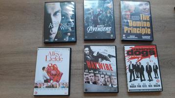 Dvd's verschillende genres( samen €5) beschikbaar voor biedingen