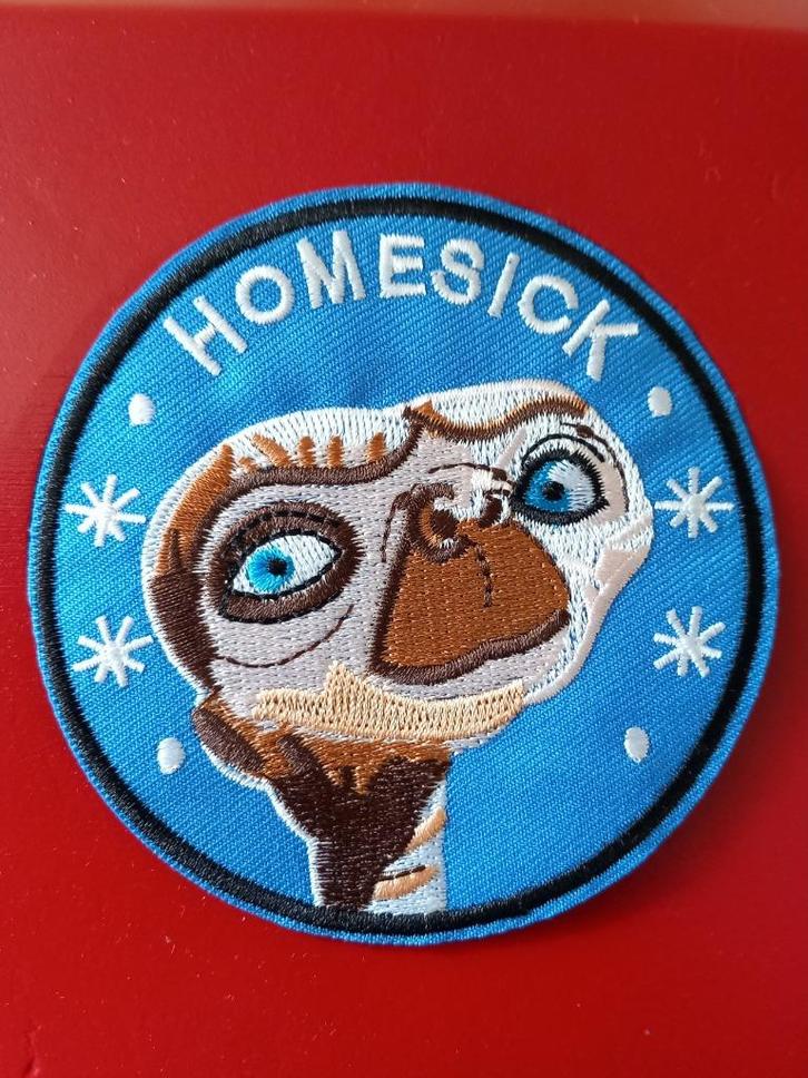 ET kuwahara Homesick the extra terrestrial patch badge, Verzamelen, Film en Tv, Nieuw, Film, Overige typen, Ophalen of Verzenden