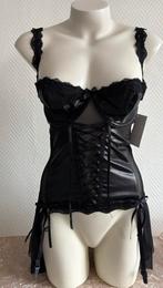 Beauty Night XXL Korset - Zwart, Ophalen of Verzenden, Zwart, Body of Korset