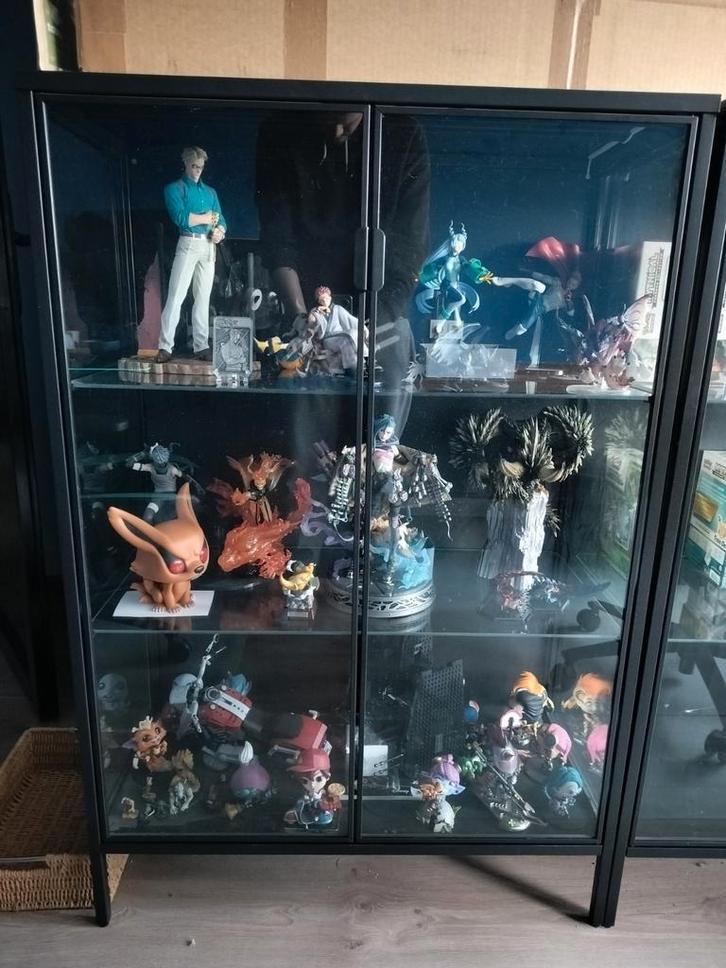 IKEA RUDSTA Vitrinekast, Huis en Inrichting, Kasten | Vitrinekasten, Zo goed als nieuw, 100 tot 150 cm, Minder dan 50 cm, 25 tot 50 cm