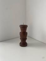 Houten Kandelaar Vintage, Ophalen, Gebruikt, Bruin, Hout