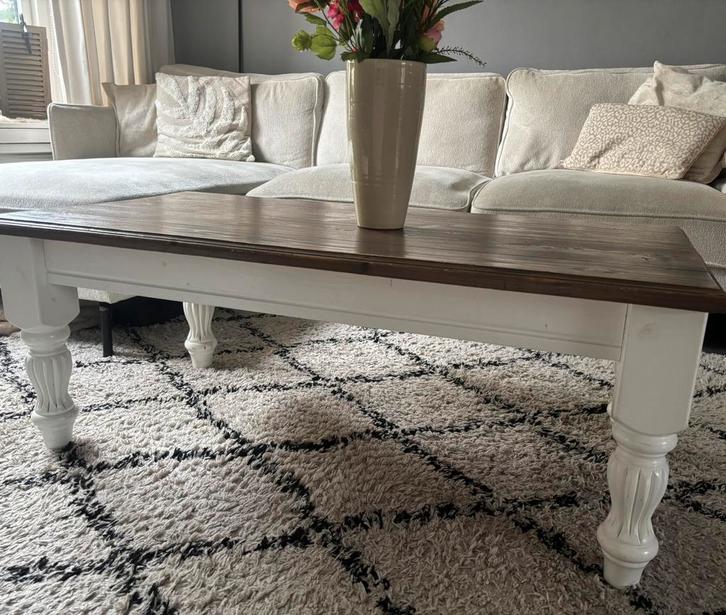 Salontafel houten tafel walnoot hout, Huis en Inrichting, Tafels | Salontafels, Zo goed als nieuw, Minder dan 50 cm, 50 tot 100 cm