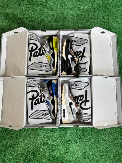 Patta Air Max 90 SP Waves (set van 4 / Maat 43), Kleding | Heren, Schoenen, Nieuw, Sneakers of Gympen, Overige kleuren, Ophalen of Verzenden