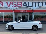 Mercedes-benz C-KLASSE C 180 AUT. CABRIO AMG-PAKKET NAVI HAL, Automaat, Gebruikt, Huisgarantie, Wit