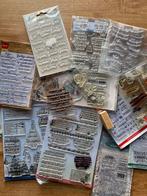 Grote collectie stempels, verschillende thema’s, Ophalen, Zo goed als nieuw, Clearstamp