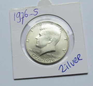 ** 1776 - 1976 -S -  Half Dollar Kennedy  -  ZILVER  ** beschikbaar voor biedingen