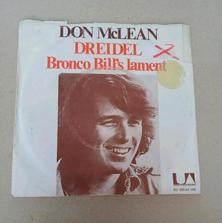 Don McLean  - Dreidel, Cd's en Dvd's, Vinyl Singles, Gebruikt, Single, Pop, 7 inch, Ophalen of Verzenden