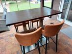 2x Bartafel / statafel 120x80 110 hoog, Ophalen, Gebruikt