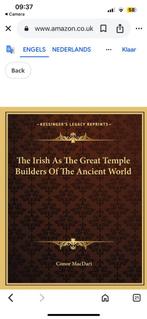 The Irish as the great temple builders of ancient world, Ophalen of Verzenden, Nieuw, Conor Macdari