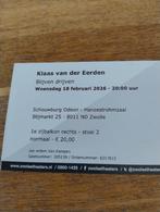 Klaas van der eerden - Blijven drijven Comedy 18 feb Zwolle, Twee personen