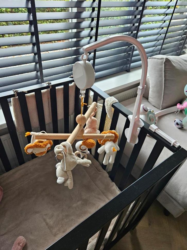 Little Dutch muziekmobiel Little Farm: hout + diertjes, Kinderen en Baby's, Speelgoed | Babyspeelgoed, Zo goed als nieuw, Mobiel