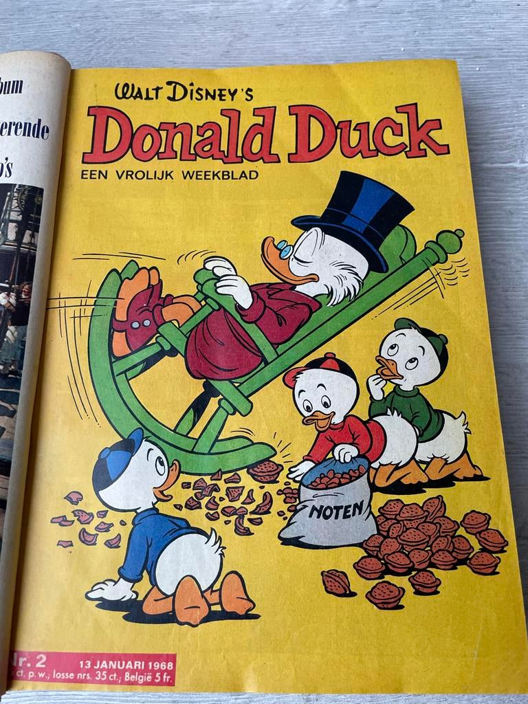 Gebonden Donald Duck 1968 1e helft, Boeken, Stripboeken, Eén stripboek, Ophalen of Verzenden, Gelezen