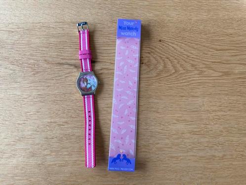 Miss Melody paarden horloge roze, Sieraden, Tassen en Uiterlijk, Horloges | Kinderen, Zo goed als nieuw, Meisje, Roze, Ophalen of Verzenden