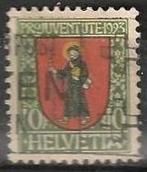 Zwitserland No.186 O. ADV. no.17 T., Verzenden, Gestempeld