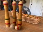 Vintage houten kegel set, Antiek en Kunst, Antiek | Speelgoed, Ophalen of Verzenden