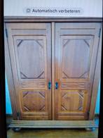 Eikenhouten kast met legplanken en lade, Ophalen, 25 tot 50 cm, 50 tot 100 cm, 150 tot 200 cm