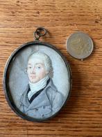 miniatuur portret 1790-1810, Antiek en Kunst, Verzenden