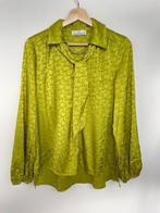 Lola Casademunt groene blouse met striksjaal logoprint S, Maat 38/40 (M), Ophalen of Verzenden, Zo goed als nieuw, Ctra. C-251, km 5,5 '08440 Cardedeu, ES