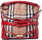 Burberry tas Hobo - Red Bridle Calfskin ORIGINAL., Ophalen of Verzenden, Zo goed als nieuw, Rood, Dame