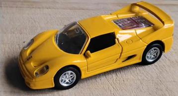 FERRARI F50 GELE SPORTWAGEN MAISTO AUTO 1:38 nu 1,75 beschikbaar voor biedingen