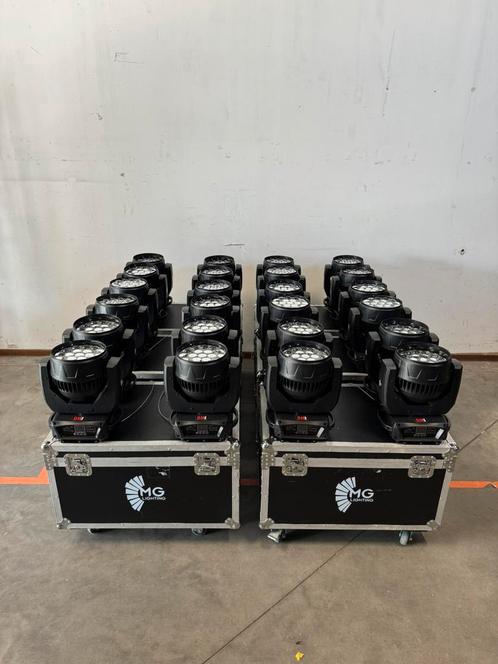 ✅ MG Lighting MH1915 ZOOM Wash Movinghead (4), Muziek en Instrumenten, Licht en Laser, Gebruikt, Licht, Ophalen