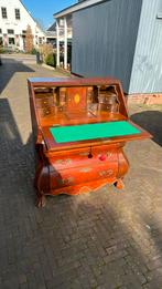 Bureau secretaire bruin met mooie details, Huis en Inrichting, Kasten | Secretaires, Ophalen, Zo goed als nieuw