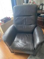 Elektrische Hukla Relex fauteuil., Huis en Inrichting, Fauteuils, Ophalen, Gebruikt, Minder dan 75 cm, Leer