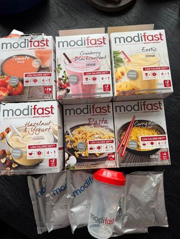 Modifast intensive soep shake noodles pasta yoghurt beschikbaar voor biedingen