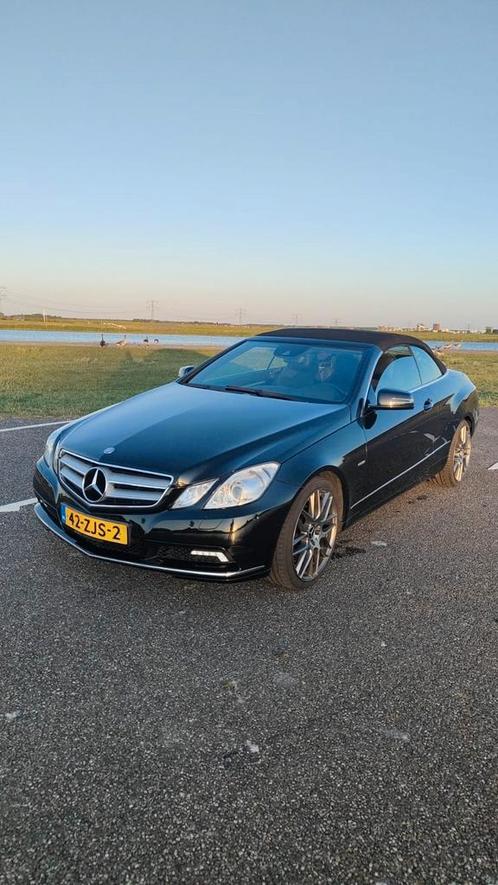 Mercedes-Benz E-Klasse 1.8 E200 CGI Cabriolet AUT 2012 Zwart, Auto's, Mercedes-Benz, Particulier, E-Klasse, Benzine, E, Cabriolet