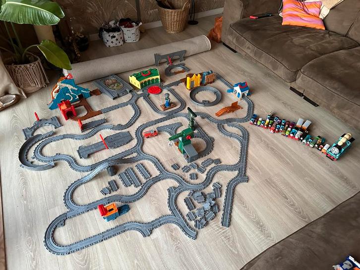 Zeer grote & complete Thomas de Trein treinset, Kinderen en Baby's, Speelgoed | Thomas de Trein, Gebruikt, Ophalen of Verzenden