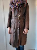 Lange leren damesjas / trenchcoat, maat 36., Kleding | Dames, Jassen | Winter, Ophalen of Verzenden, Zo goed als nieuw, Maat 36 (S)