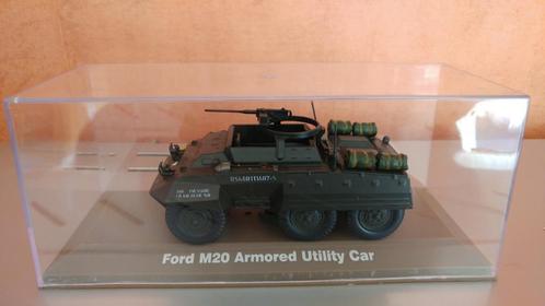 Atlas WW2 schaal 1:43 Ford M20 Armored Utility Car 6x6, Hobby en Vrije tijd, Modelauto's | 1:43, Zo goed als nieuw, Auto, Overige merken