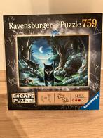 Ravensburger Escape Puzzel 759 - Wolf, Ophalen of Verzenden, 500 t/m 1500 stukjes, Gebruikt, Legpuzzel