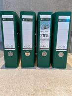 Vier groene Leitz ordners met openingshandel, als nieuw., Ophalen of Verzenden, Zo goed als nieuw