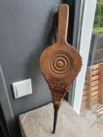 Leuke antieke houten en leren blaasbalg in originele goede s, Ophalen of Verzenden, Gebruikt