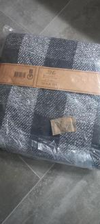 JENS LIVING cotton plaid - grijs / zwart - 130 x180 - nieuw, Ophalen of Verzenden, Nieuw