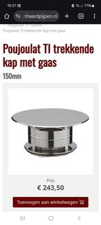 Trekkap rookkanaal 130mm zilver NIEUW, Huis en Inrichting, Kachels, Ophalen of Verzenden, Nieuw, Overige soorten