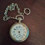Antiek Zakhorloge met Ketting - Roskopf Patent, Zakhorloge, Met ketting, Voor 1900, Zilver