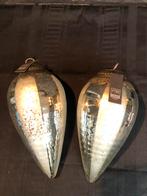 2 Prachtige grote zilveren kerstballen van PTMD - 30cm lang, Ophalen, Nieuw