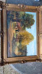 Schilderij met boslandschap, Ophalen