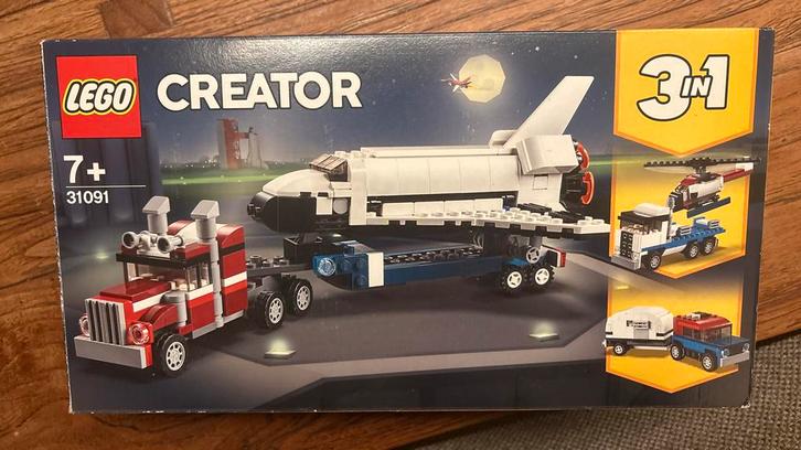 Lego Creator 31091 Shuttle Transporter - Nieuw!, Kinderen en Baby's, Speelgoed | Duplo en Lego, Gebruikt, Lego, Complete set, Ophalen of Verzenden