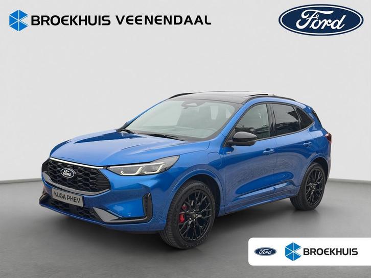 Ford Kuga 2.5 PHEV ST-Line X | Black Pack | Panoramadak | Tr, Auto's, Ford, Bedrijf, Te koop, Kuga, 360° camera, ABS, Achteruitrijcamera