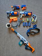 6x speelgoed pijltjes geweren (5 Nerf), Ophalen of Verzenden, Gebruikt