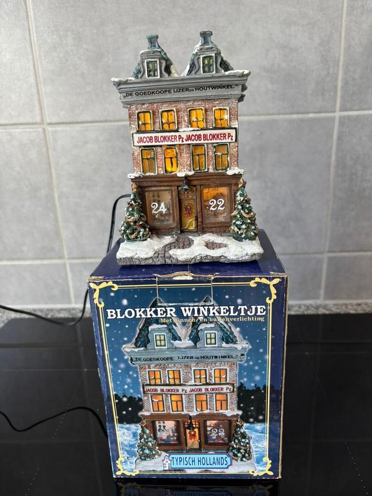 Blokker winkel merk  typisch Hollands, Diversen, Kerst, Gebruikt, Ophalen of Verzenden