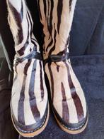 zebra leren laarzen, Hoge laarzen, Overige kleuren, Verzenden, Cellini